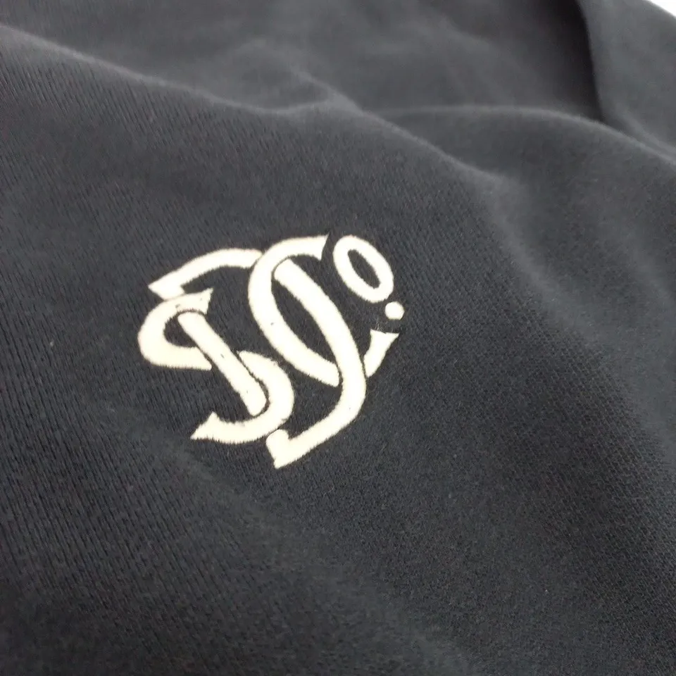 SUPERDRY HALF ZIP SWEATSHIRT – NAVY, SIZE S (UK) – WITH TAGS