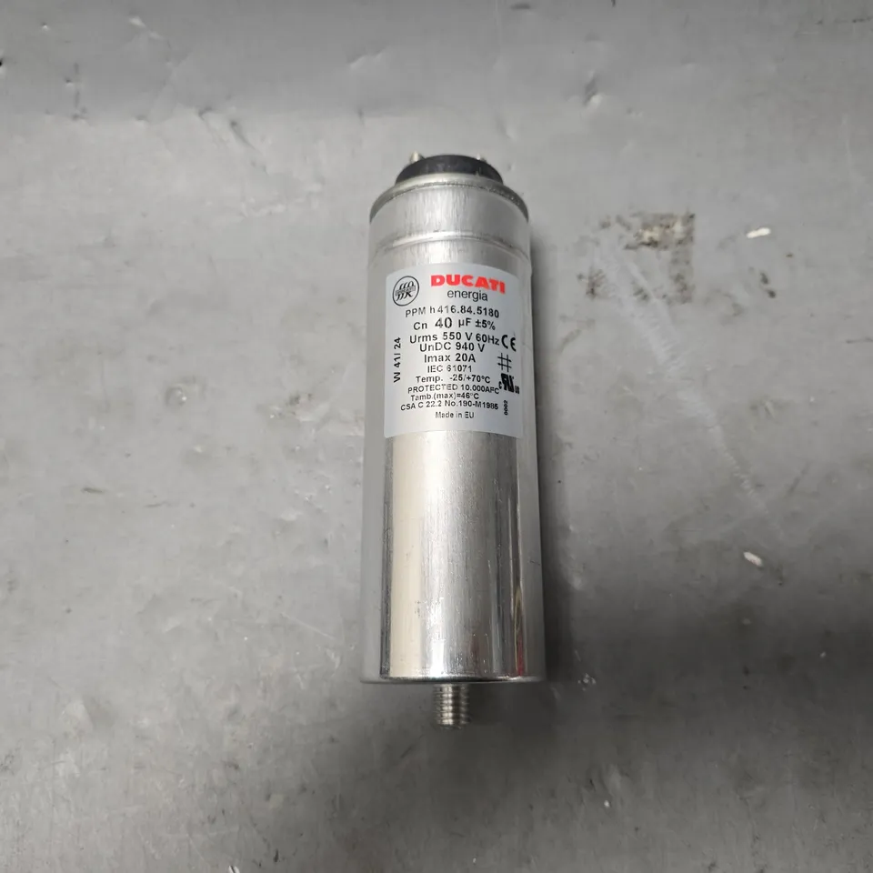 DUCATI ENERGIA CAPACITOR TME SYMBOL: 416.84.5180