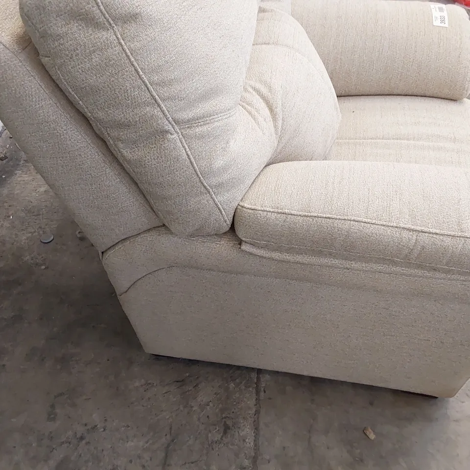 QUALITY BRITISH DESIGNER G PLAN SEATTLE SW EASY CHAIR BAMBOO SANDS FABRIC 