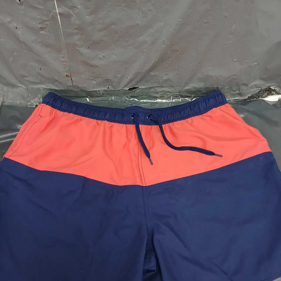 ADIDAS SWIM SHORTS BLUE/RED SIZE XL