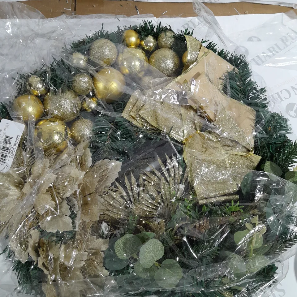 xmas door wreath 