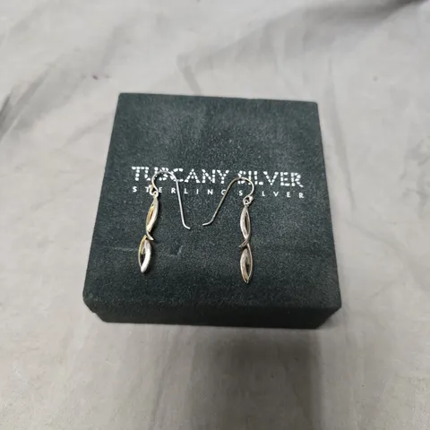 TUSCANY SILVER DROP EARRINGS S925