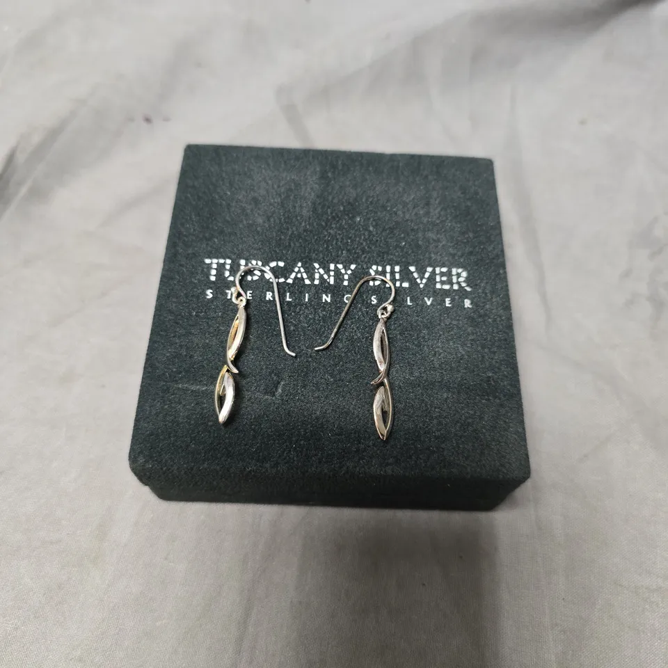 TUSCANY SILVER DROP EARRINGS S925
