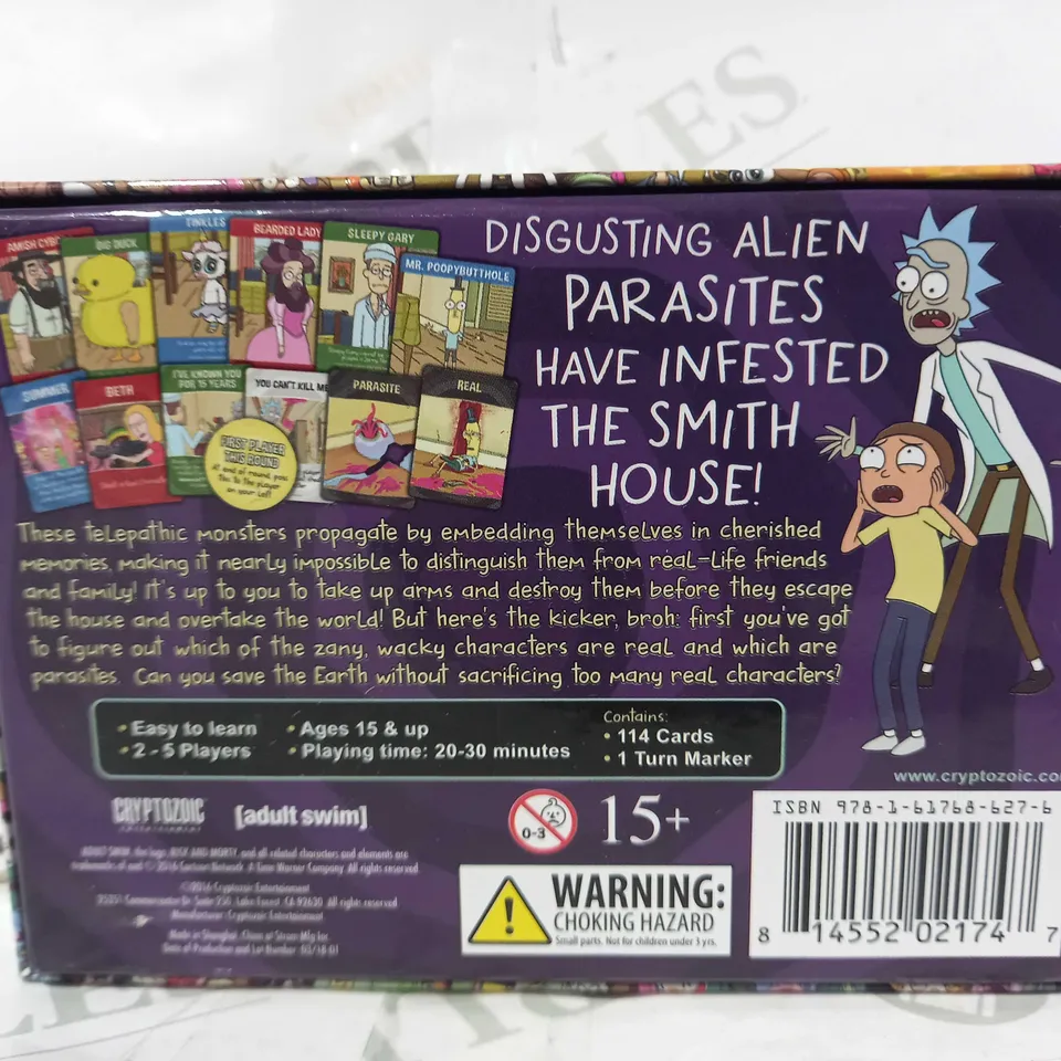 RICK AND MORTY TOTAL RICKALL CARD GAME