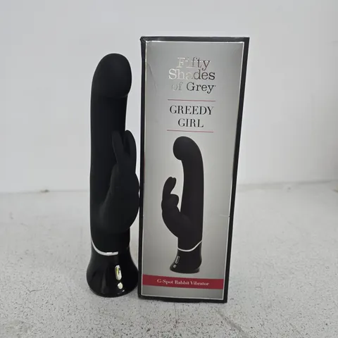 BOXED FIFTY SHADES OF GREY GREEDY GIRL G-SPOT RABBIT VIBRATOR