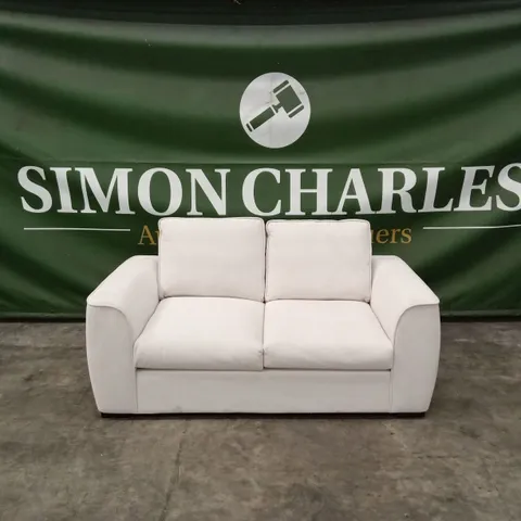 JACKSON-STYLE 2 SEATER FABRIC UPHOLSTERED SOFA 