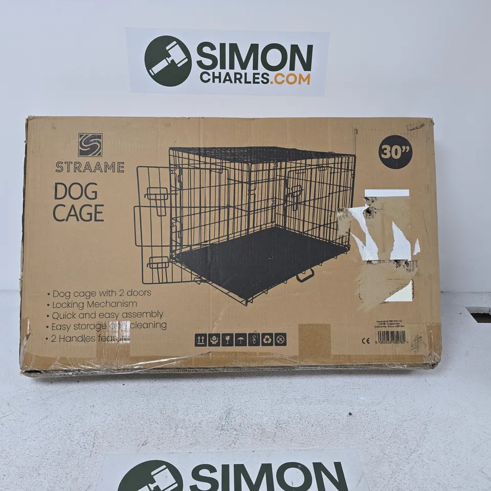 STRAAME DOG CAGE – 30" BOXED