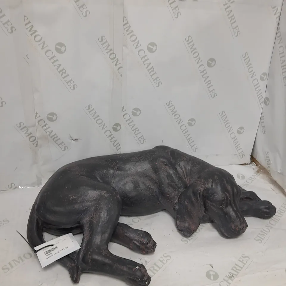 MY GARDEN STORIES LAYING LABRADOR SCULPTURE