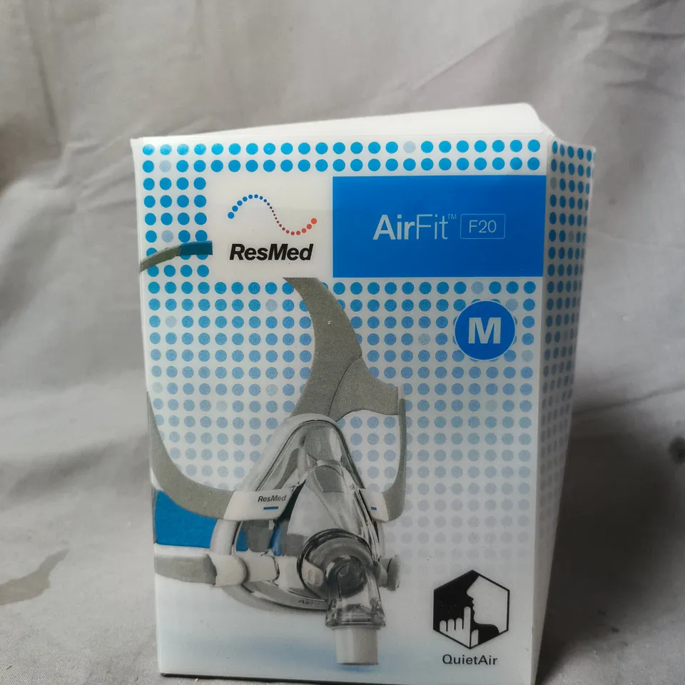 RESMED AIRFIT F20 CPAP MASK – MEDIUM (BOXED)