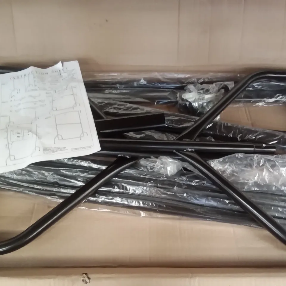 BOXED BLACK CLOTHES RACK