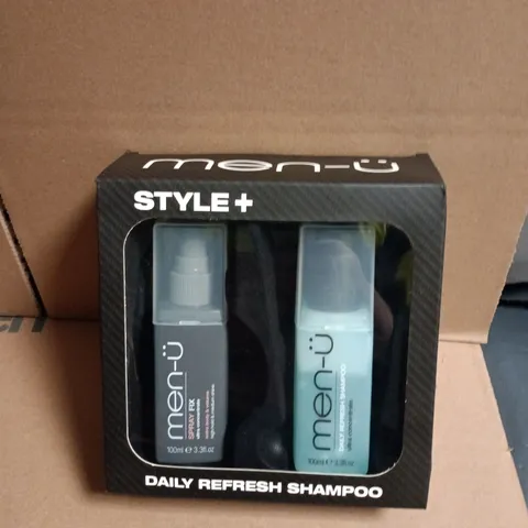 MEN-U DAILY REFRESH SHAMPOO STYLE+ DUO PACK – 2 X 100ML