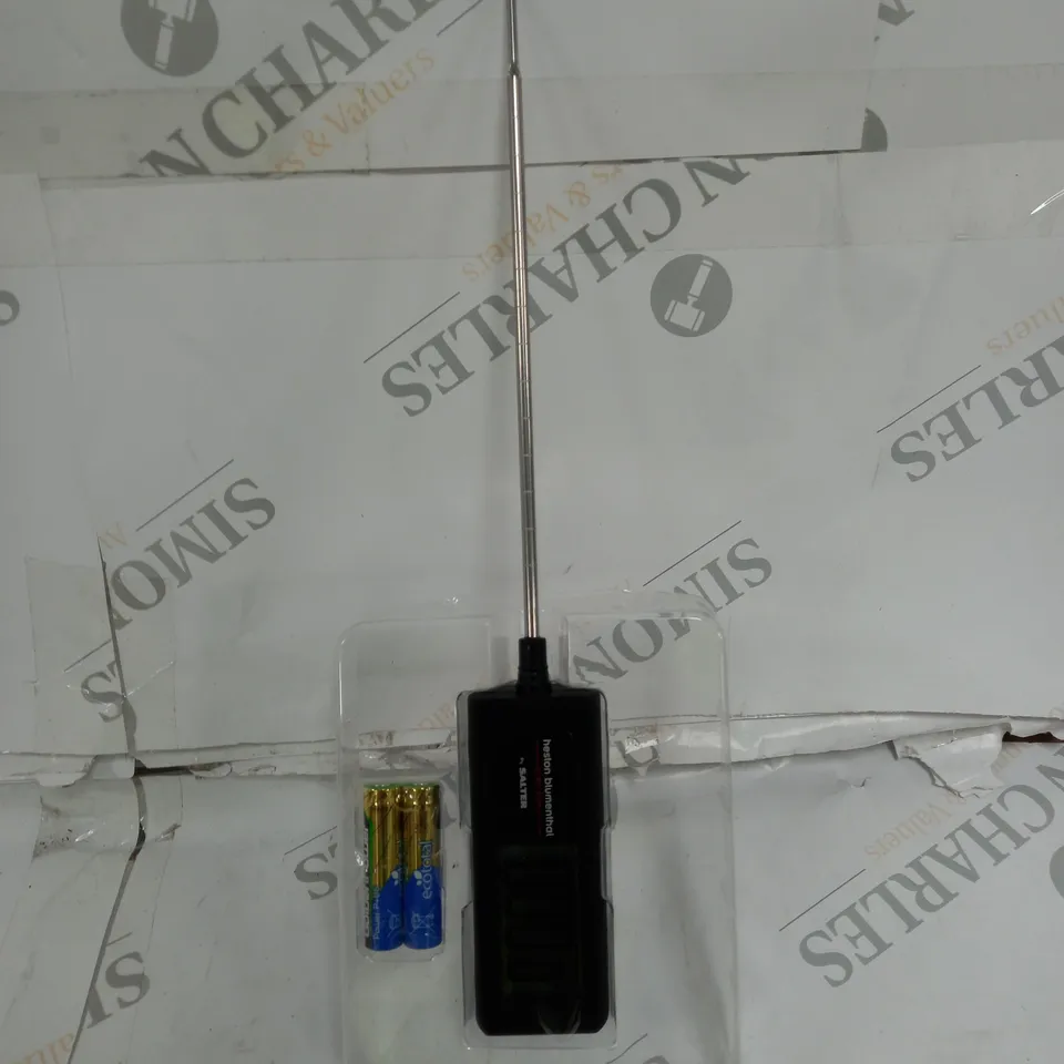 BOXED HESTON BLUMENTHAL INDOOR/OUTDOOR MEAT THERMOMETER 