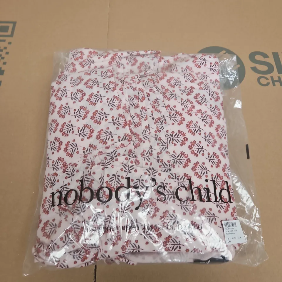 NOBODY'S CHILD PINK TULA MIDI DRESS – UK 8