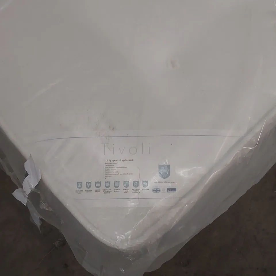 QUALITY BAGGED TIVOLI 12.5G OPEN COIL SPRING UNIT 5' KING SIZE MATTRESS 