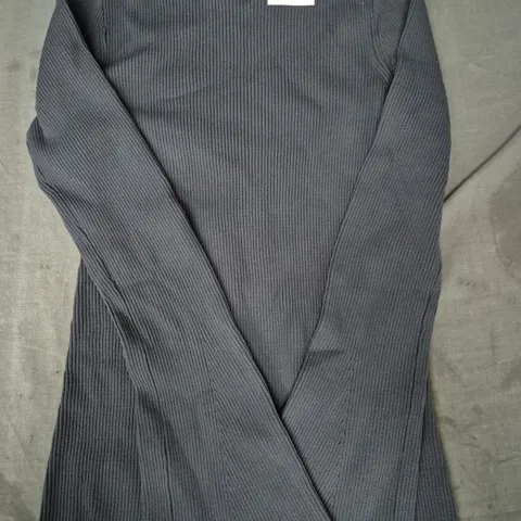 STRADIVARIUS LONG SLEEVE DRESS IN GREY SIZE MEDIUM