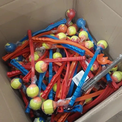 BOX TO CONTAIN A LARGE QUANTITY OF BRAND NEW PET-PRO TENNIS BALL CUCKER & PICKERS