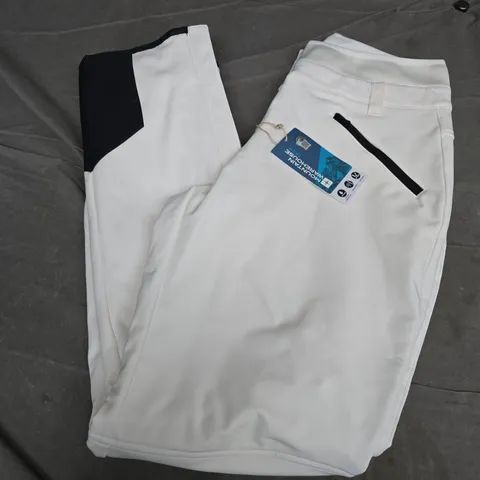MOUNTAIN WAREHOUSE AVALANCHE WOMENS SOFTSHELL SKI PANTS IN WHITE - UK 10