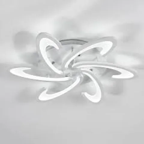 BOXED 6-LIGHT LED SEMI FLUSH MOUNT