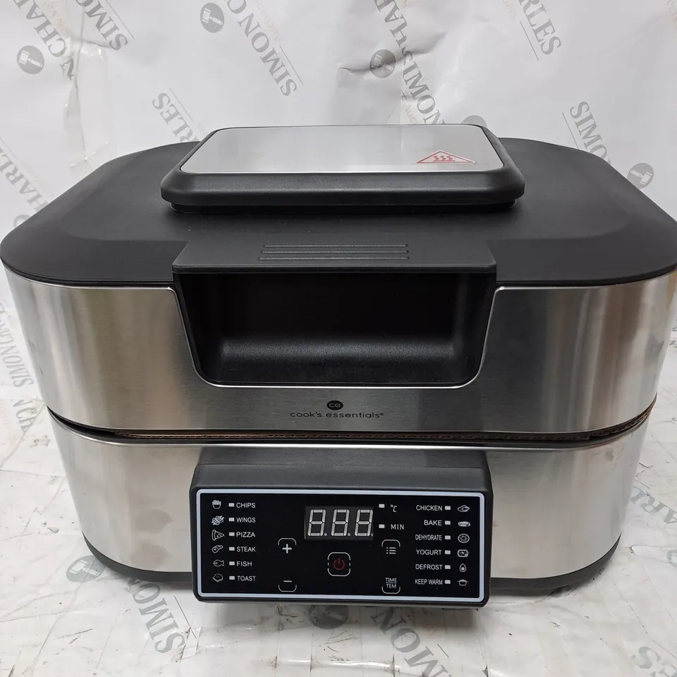 BOXED COOK'S ESSENTIALS GRILL & AIRFRYER 5.5L
