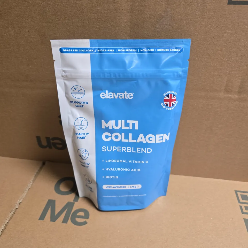 ELAVATE MULTI COLLAGEN SUPERBLEND UNFLAVOURED (176G)