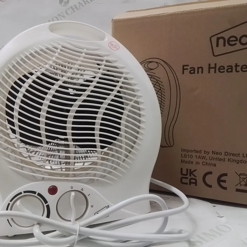 BOXED NEO FAN HEATER IN WHITE