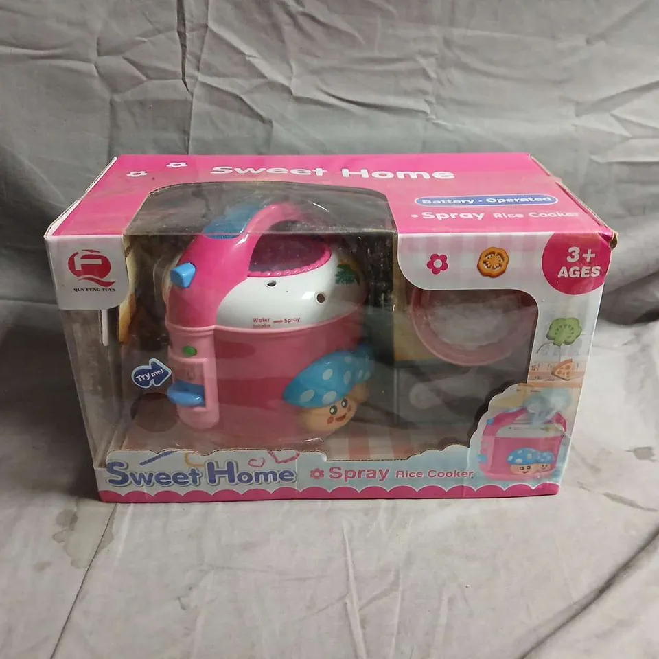 SWEET HOME PINK TOY RICE COOKER IN BOX – AGES 3+