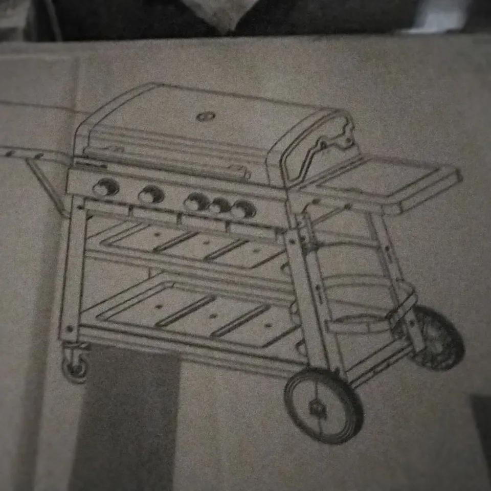 BOXED OSWALD MODEL OWSL 4.1 GAS BARBECUE 