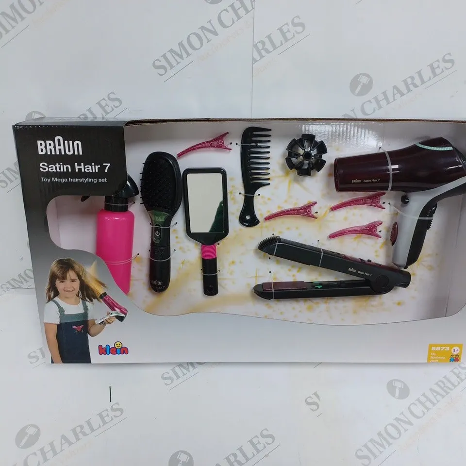 BRAUN MEGA HAIRSTYLING TOY GIFT SET RRP £34.99