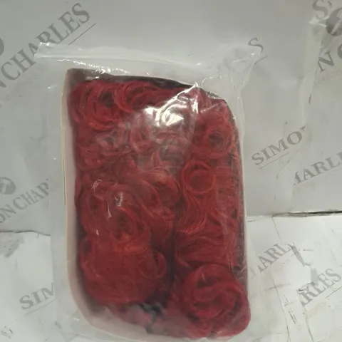 BOX OF SYNTHETIC HAIR APPROXIMETLEY 8