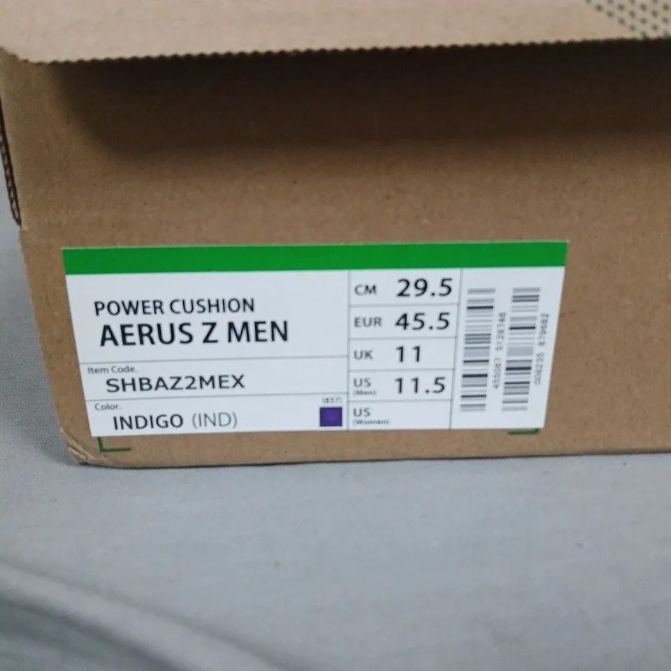 BOXED YONEX AERUS Z MEN POWER CUSHION SHOES IN INDIGO/TEAL - UK 11