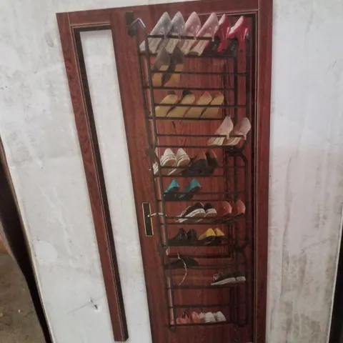 BOXED KEPLIN 36 PAIR OVER THE DOOR SHOE RACK