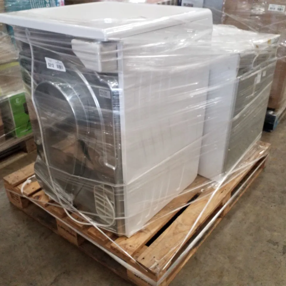 HISENSE DCGE801 60CM FREESTANDING DRYER, DELONGHI PINGUINO PACEL112 CST WIFI AIR CONDITIONER AND HOTPOINT FREESTANDING VENTED DRYER 4KG WHITE - UNPROCESSED RAW RETURNS