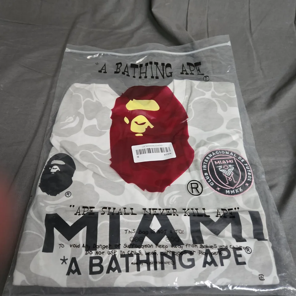 BAPE INTER MIAMI 2023/24 CAMO SHIRT SIZE M