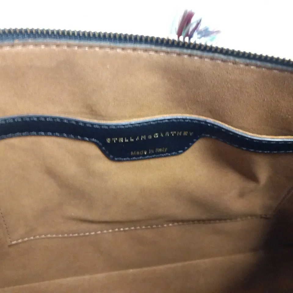STELLA MCCARTNEY ZIPPED CLUTCH BAG