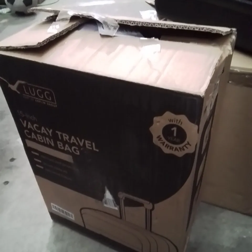 BOXED LUGG 15INCH VACAY TRAVEL CABIN BAG