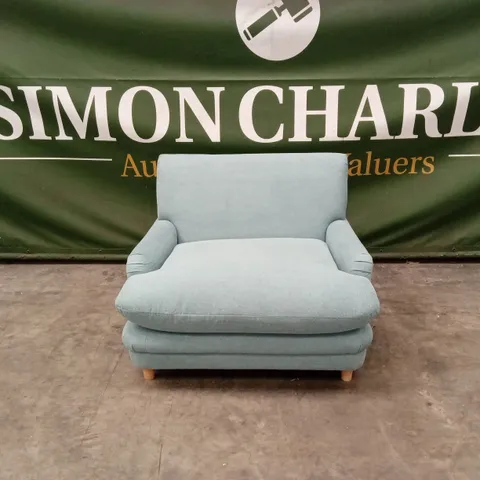 LPD HOME PLUMPTON CHAIR, DUCK EGG BLUE WEAVE