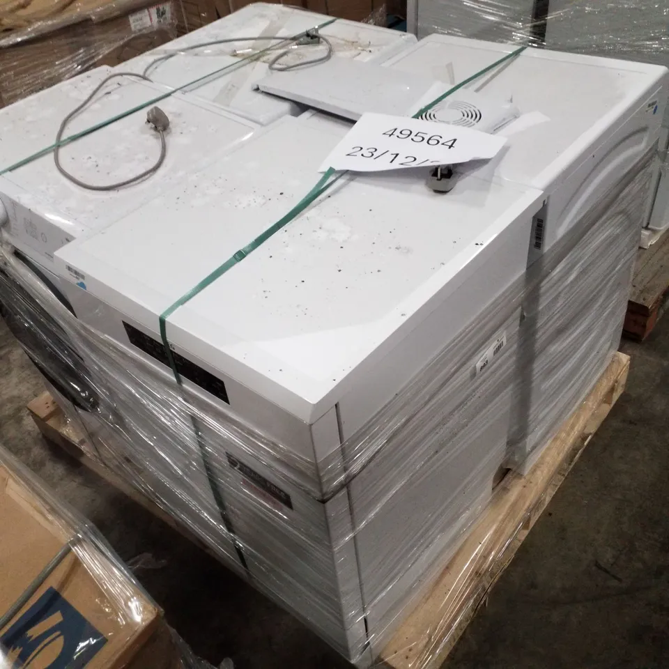 PALLET OF APPROXIMATELY 4 UNPROCESSED RAW RETURN WHITE GOODS TO INCLUDE