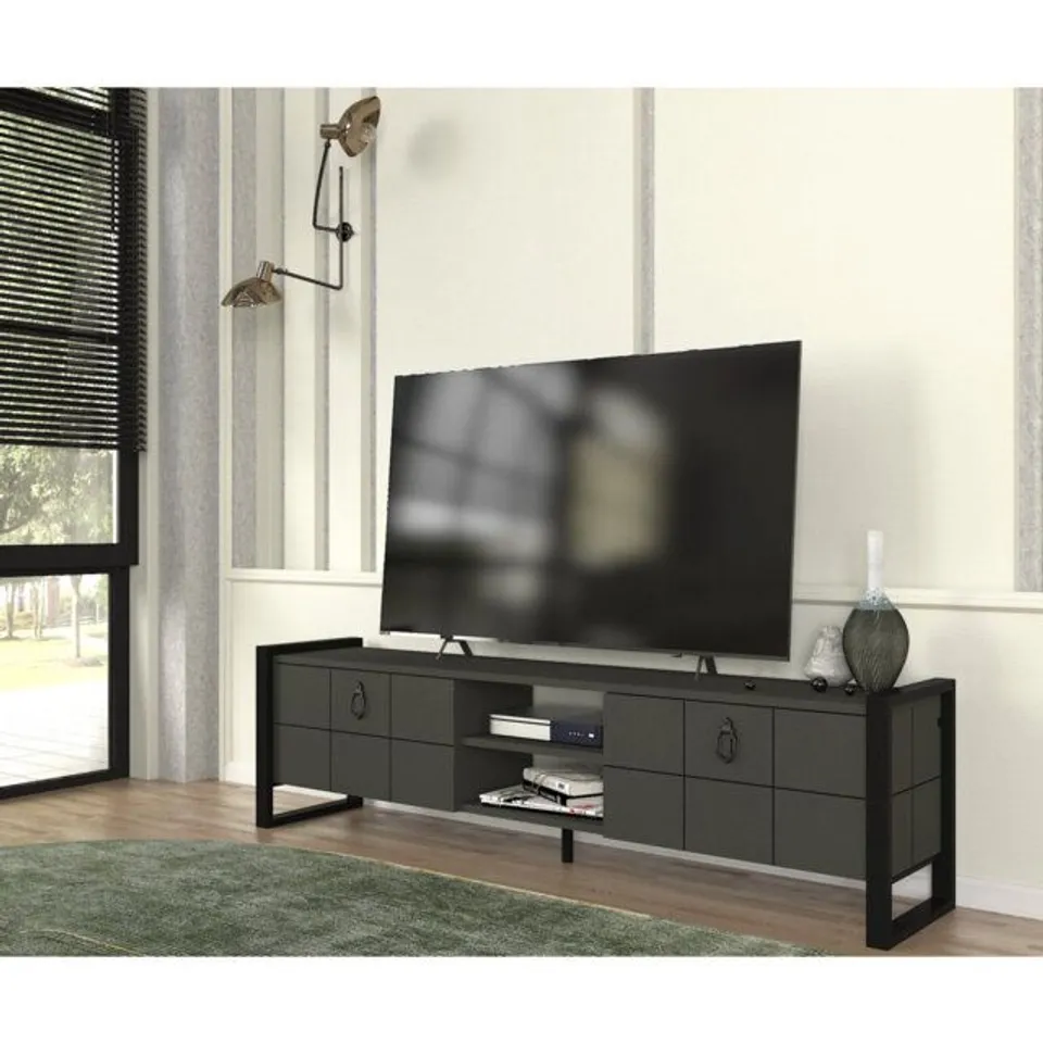 BOXED CULLAN SOUL TV STAND FOR TVS UP TO 65"