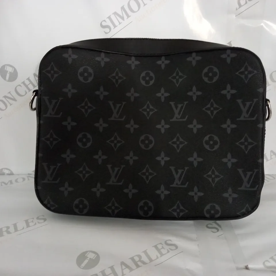 LOUIS VUITTON 3 PIECE BAG AND PURSE SET IN DARK GREY/BLACK