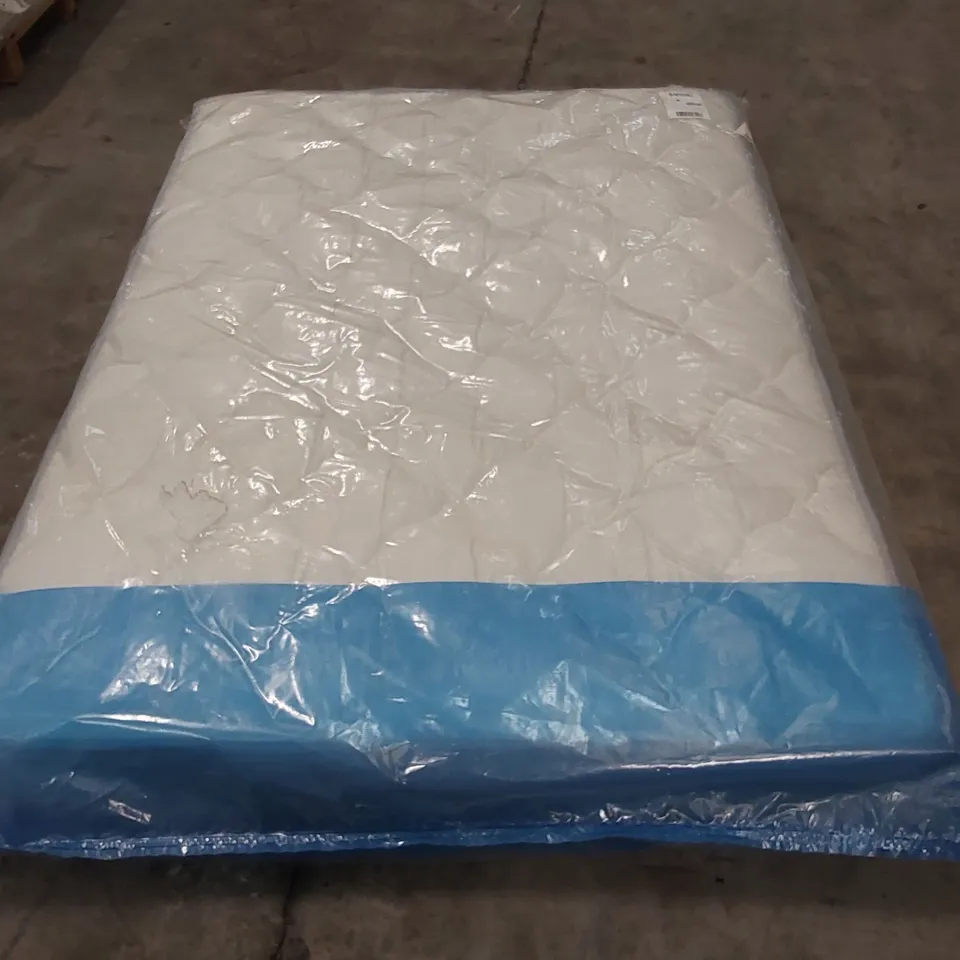 QUALITY BAGGED DOUBLE 135cm AIRSPRUNG LUXURY QUILTED MEDIUM MATTRESS RRP £229