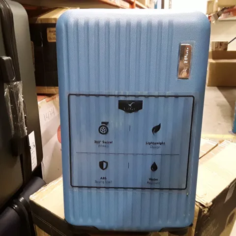 UNBOXED KEPLIN LUGG SMALL SIZE TRAVEL LUGGAGE WITH WHEELS BLUE COLOUR 