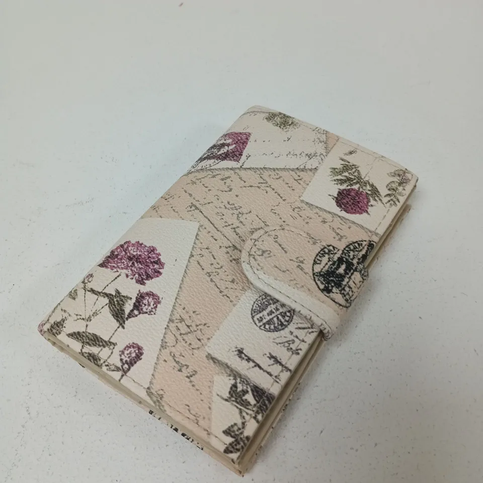 ALESSANDRO FLORAL PRINT PURSE WITH WRAP CLASP