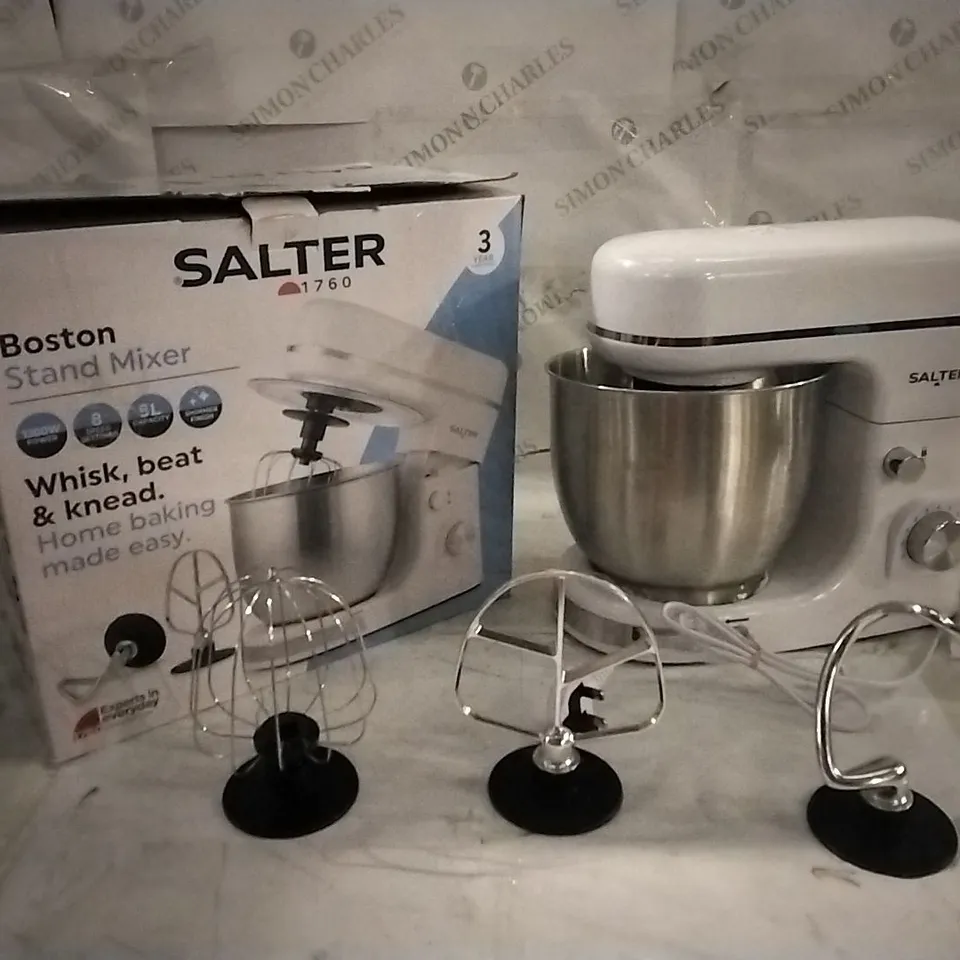 BOXED SALTER BOSTON STAND MIXER 