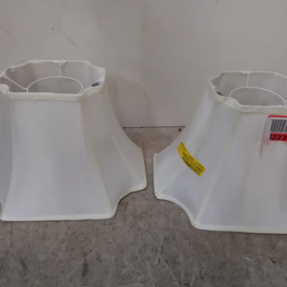 SHANTUNG SILK 32CM H X 47.5CM W LIGHT SHADES (SET OF 2)