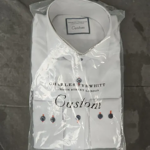 BAGGED CHARLES TYRWHITT CUSTOM SHIRT IN WHITE SIZE UNSPECIFIED