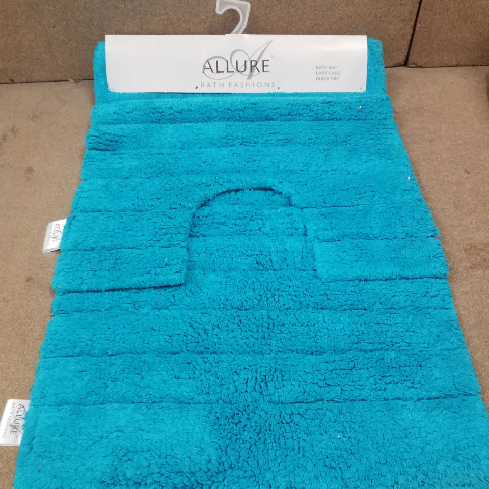 MIRIANNA LINEAR RIBBED 2 PIECE BATH MAT SET