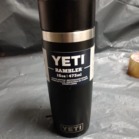YETI RAMBLER TRAVEL MUG 16OZ / 473ML – BLACK