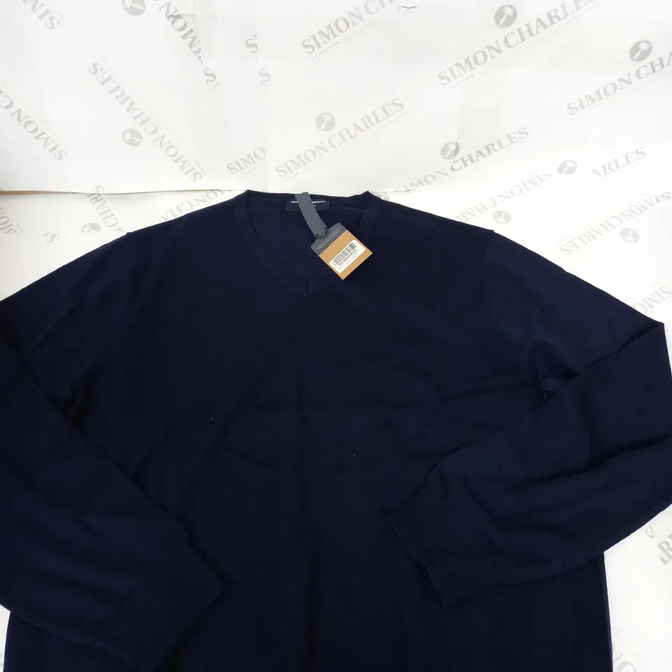 CHARLES TYRWHITT V NECK JUMPER SIZE XL