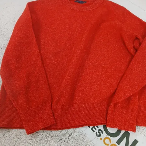 M&S COLLECTION RED KNIT JUMPER – UK M