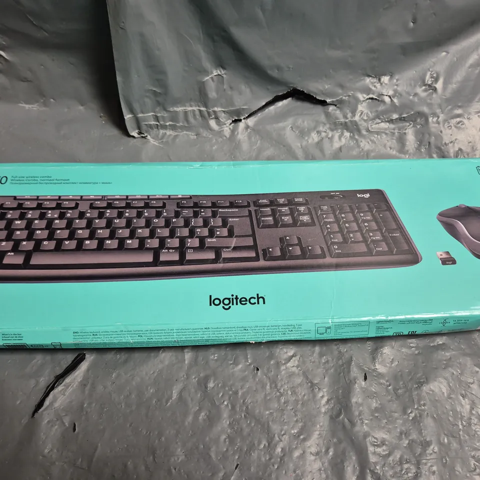 BOXED LOGITECH MK270 WIRELESS MOUSE AND KEYBOARD COMBO